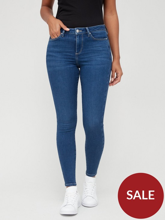 front image of v-by-very-premium-supersoft-skinny-jean-dark-wash