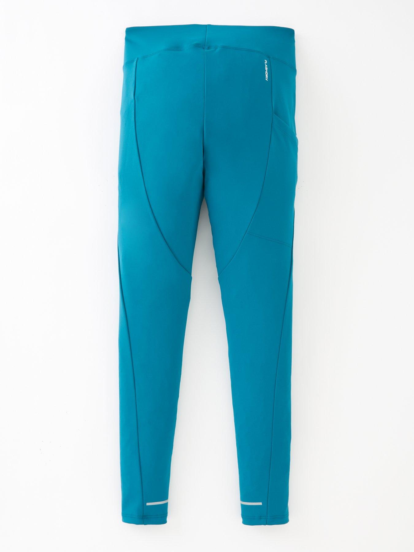 back image of the-north-face-youth-girls-on-mountain-tights-blue