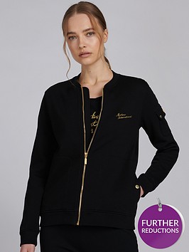 barbour-international-minato-logo-zip-through-hoodie-black