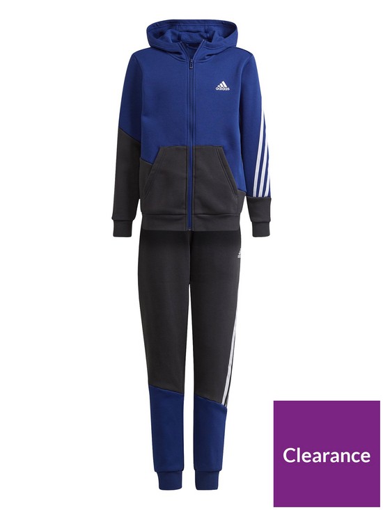 front image of adidas-junior-boys-winter-tracksuit