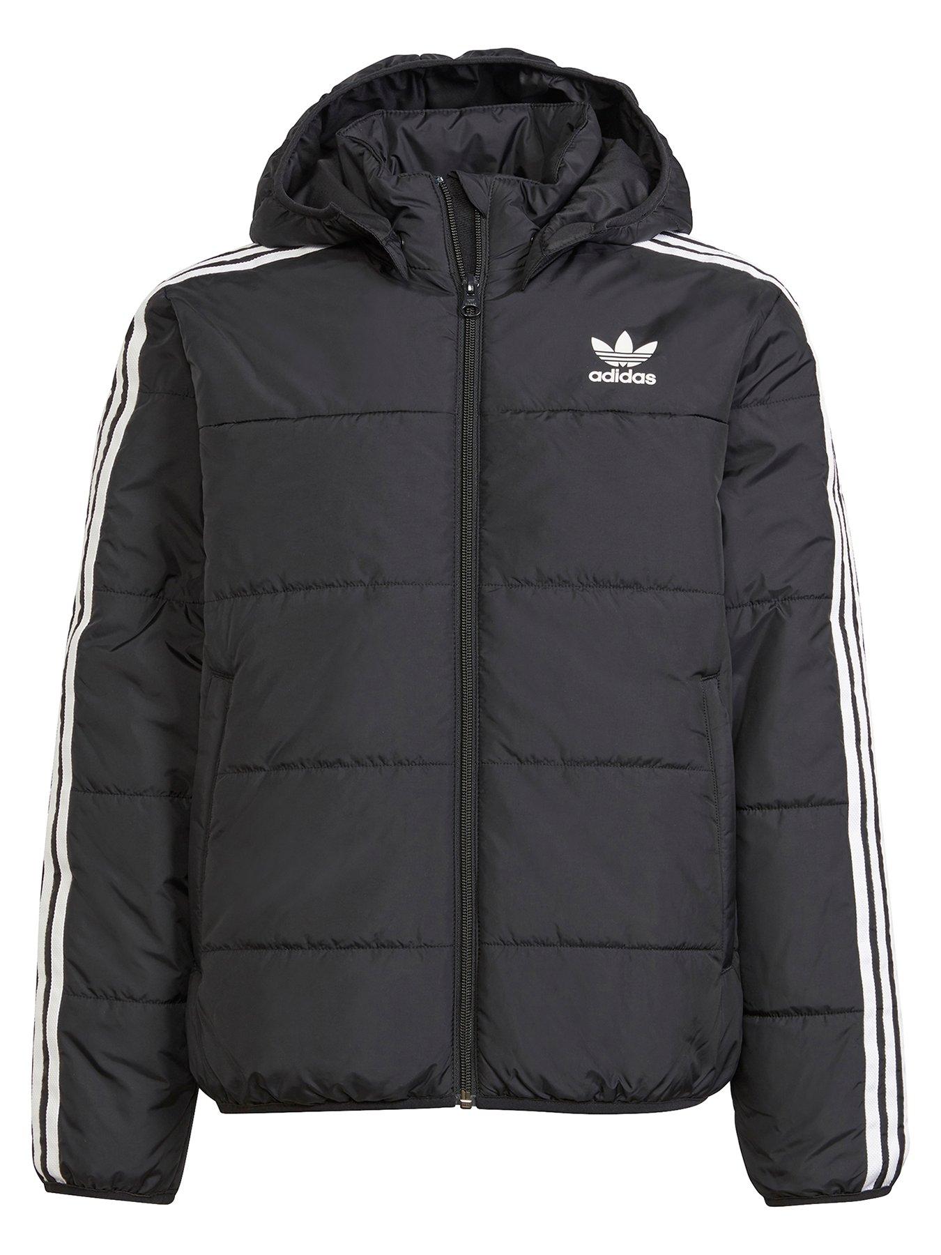 Black adidas store jacket junior