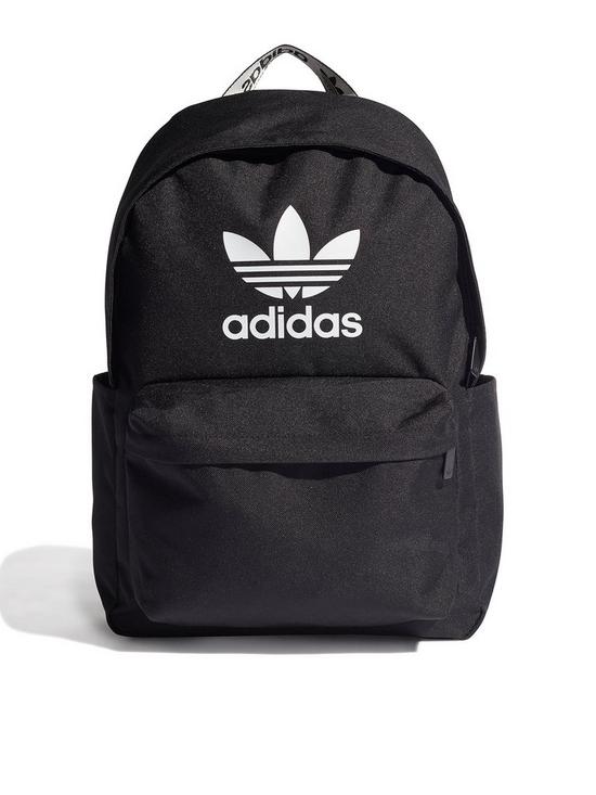 front image of adidas-originals-adicolour-backpack-blackwhite