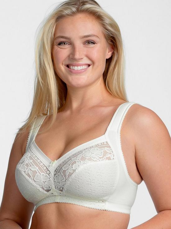 front image of miss-mary-of-sweden-non-wire-cotton-lined-cup-bra-champagne