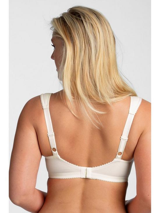 stillFront image of miss-mary-of-sweden-non-wire-cotton-lined-cup-bra-champagne