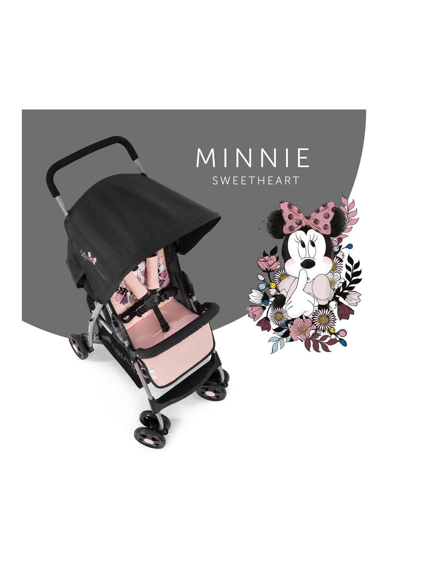 How to fold hot sale minnie mouse stroller