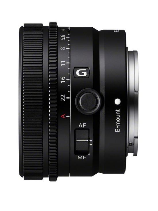 stillFront image of sony-sel50f25g-full-frame-lens-fe-50mm-f25-g-premium-g-series-prime-lens