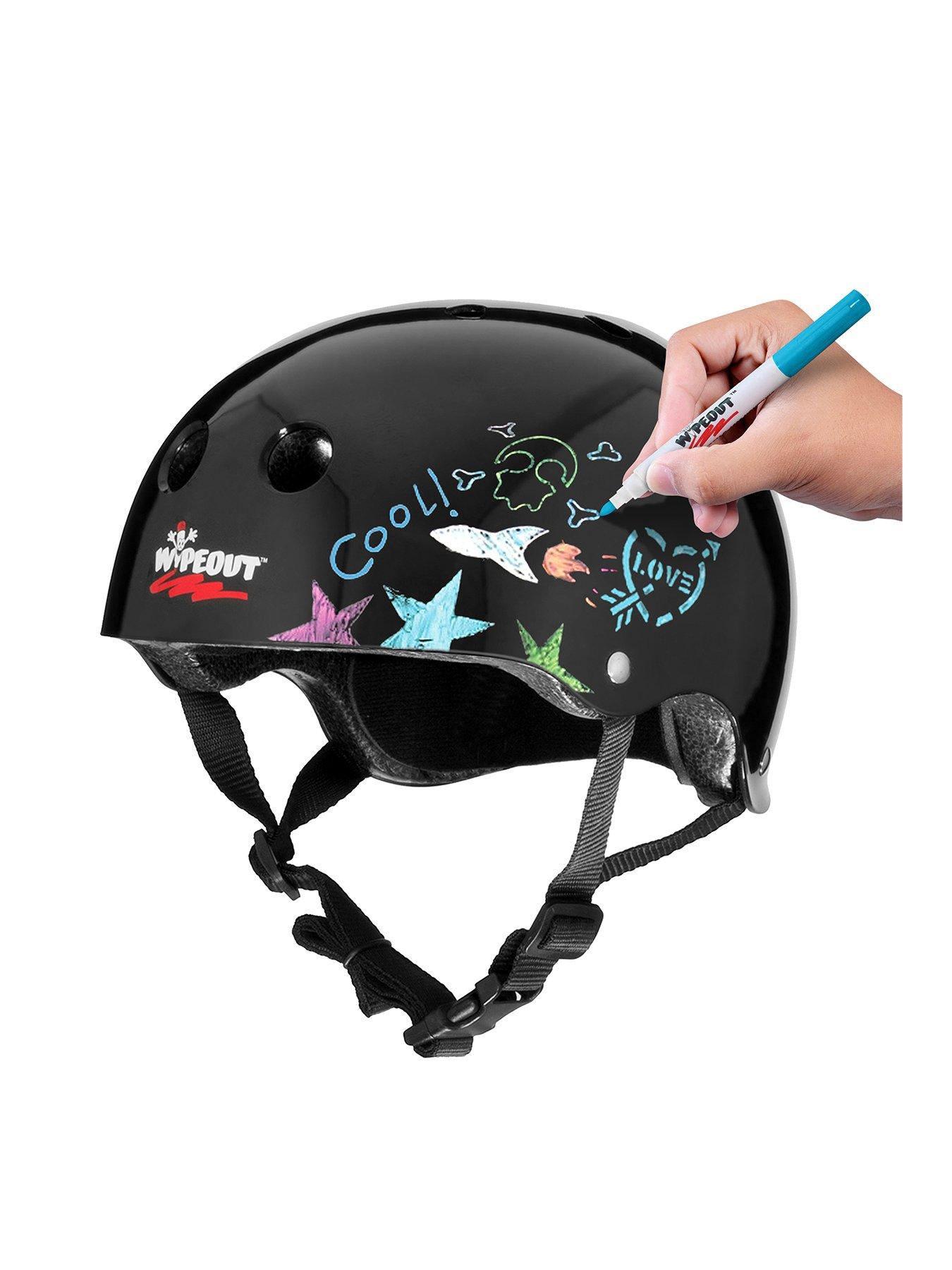 Image 1 of 8 of Wipeout Safety&nbsp;Helmet&nbsp;- Black