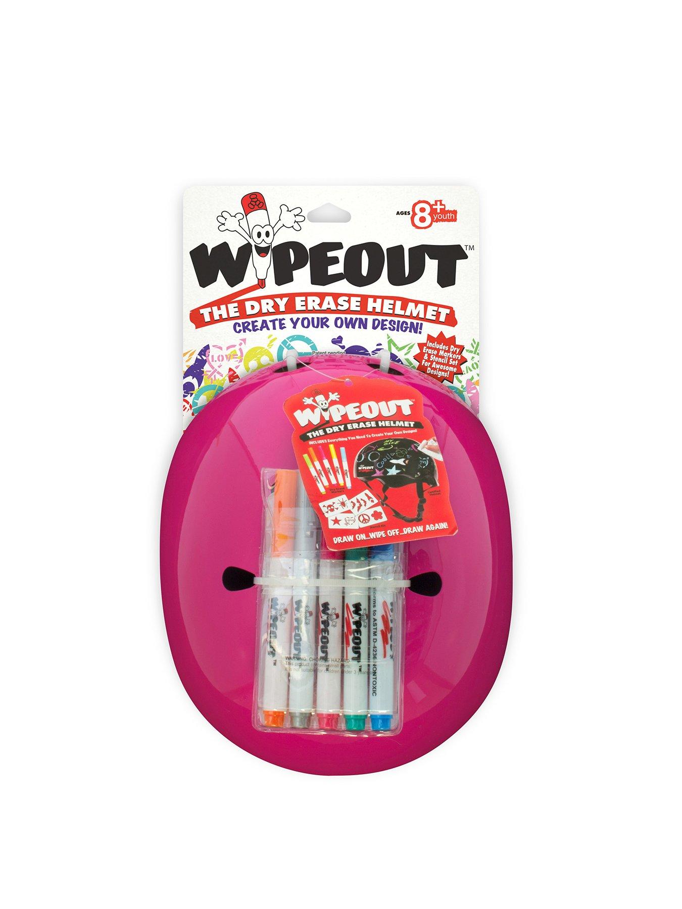  image of wipeout-helmet-neon-pink