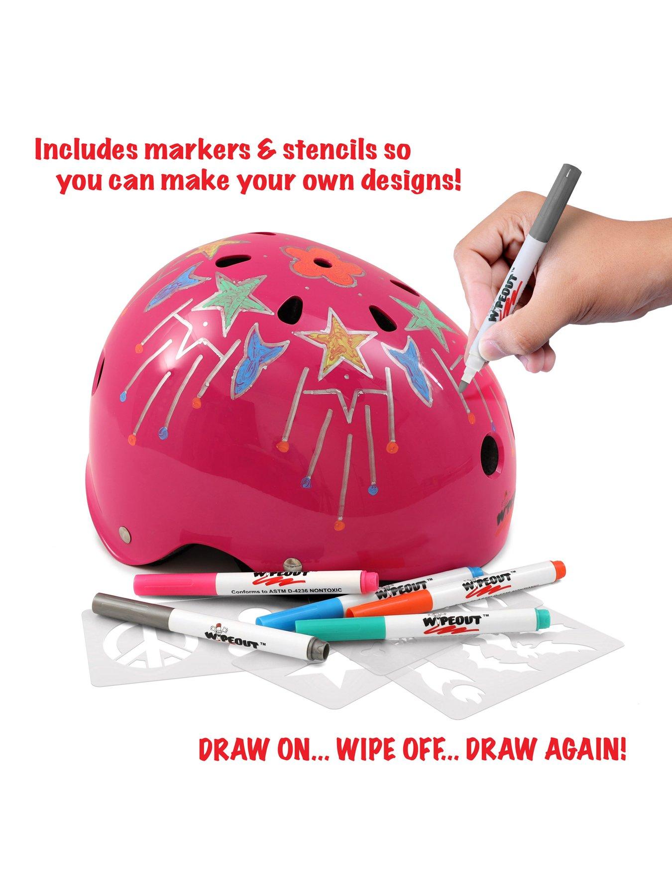  image of wipeout-helmet-neon-pink