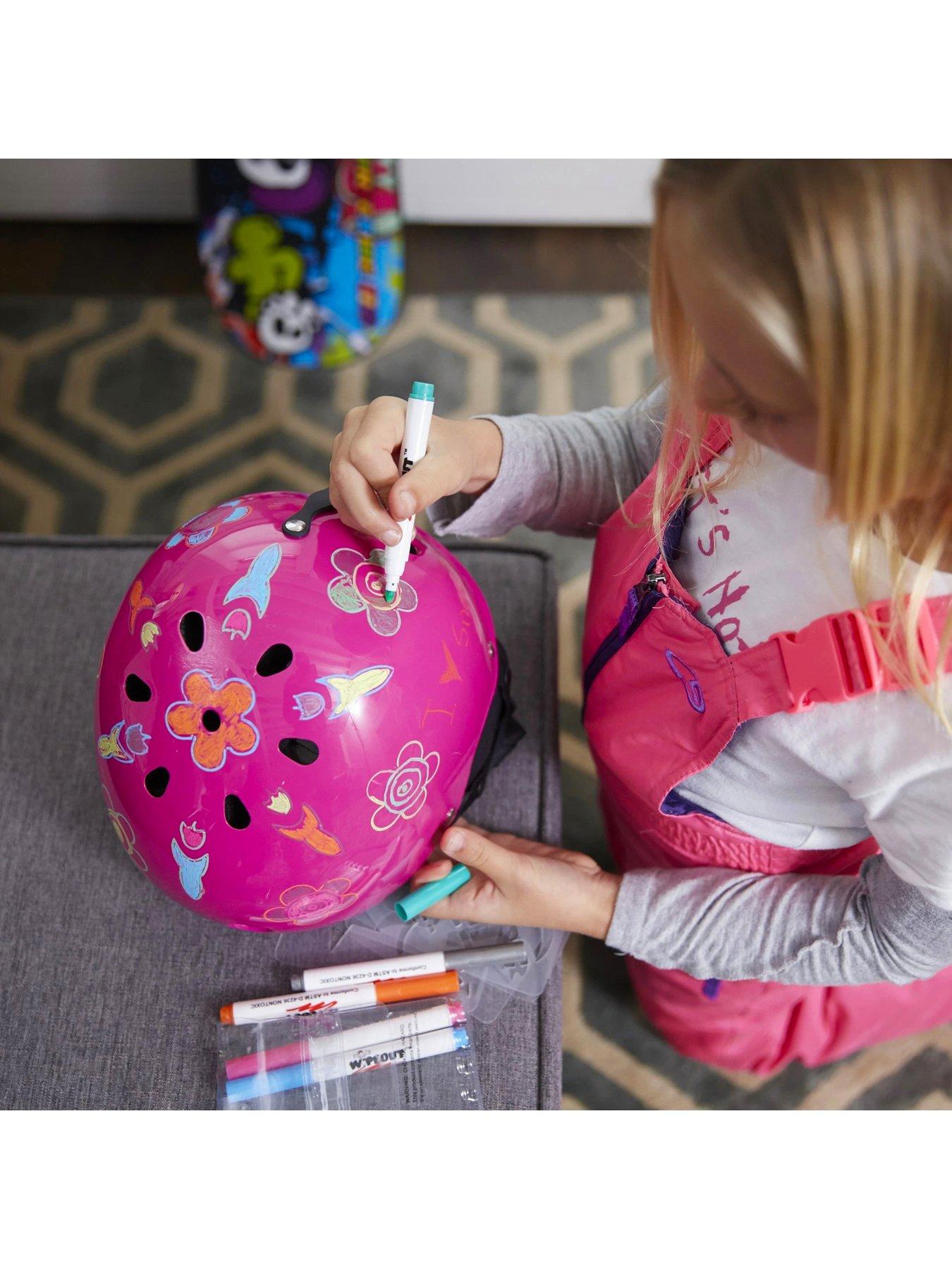  image of wipeout-helmet-neon-pink