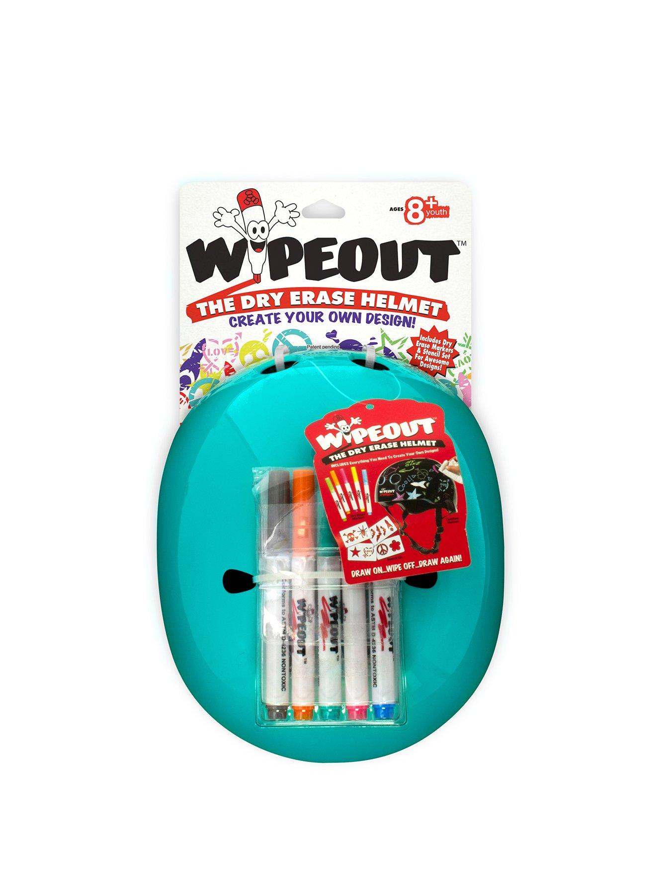 Wipeout dry erase helmet teal discount
