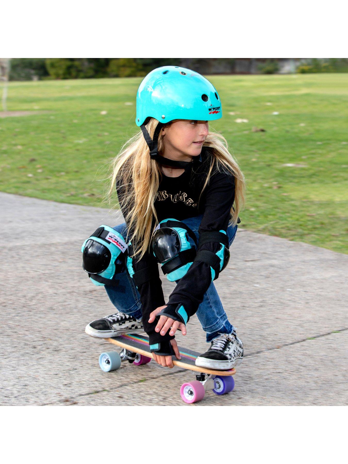  image of wipeout-helmet-teal-blue