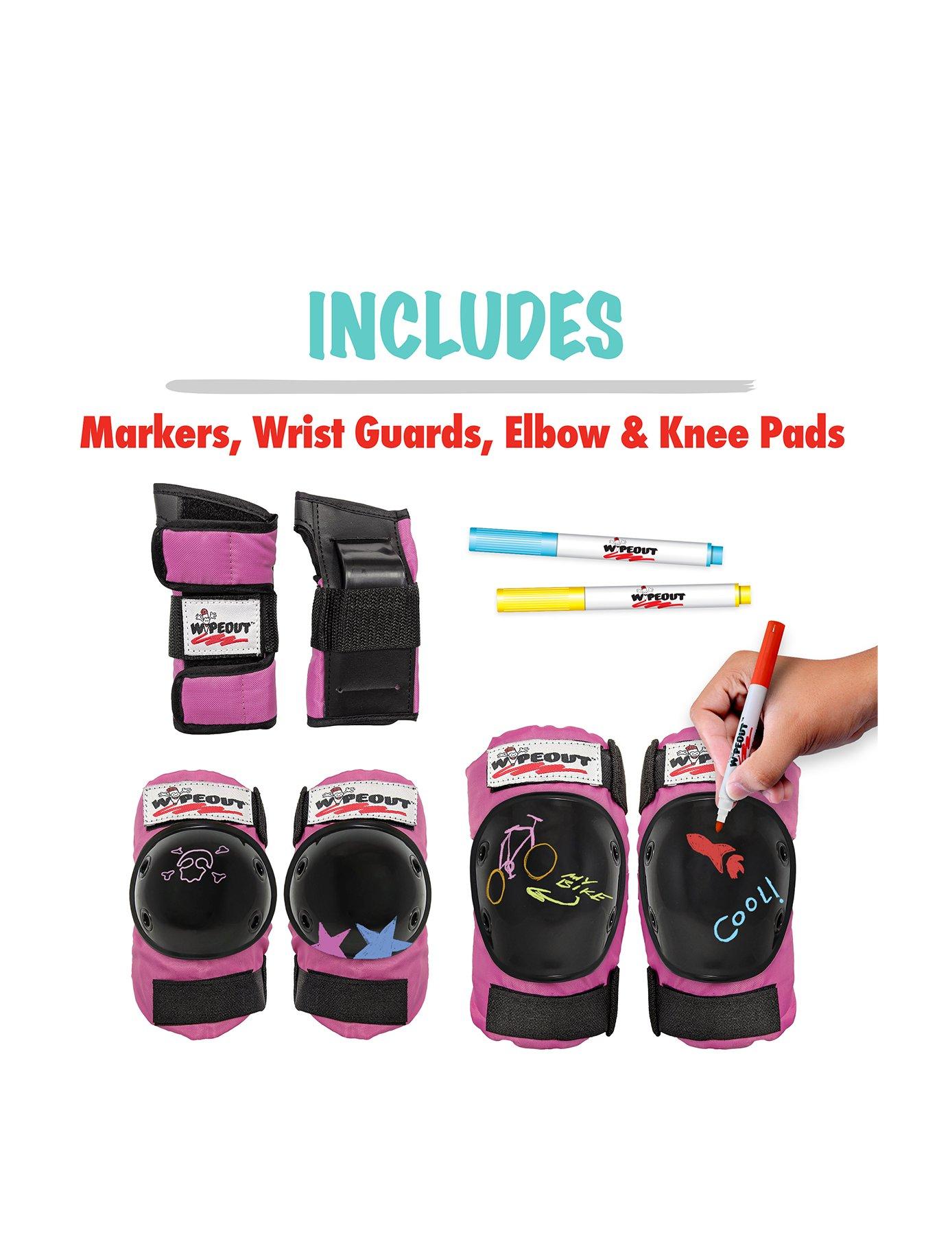  image of wipeout-protective-pad-set-neon-pink