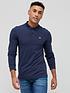 tommy-jeans-logo-long-sleeve-polo-shirt-twilight-navyfront