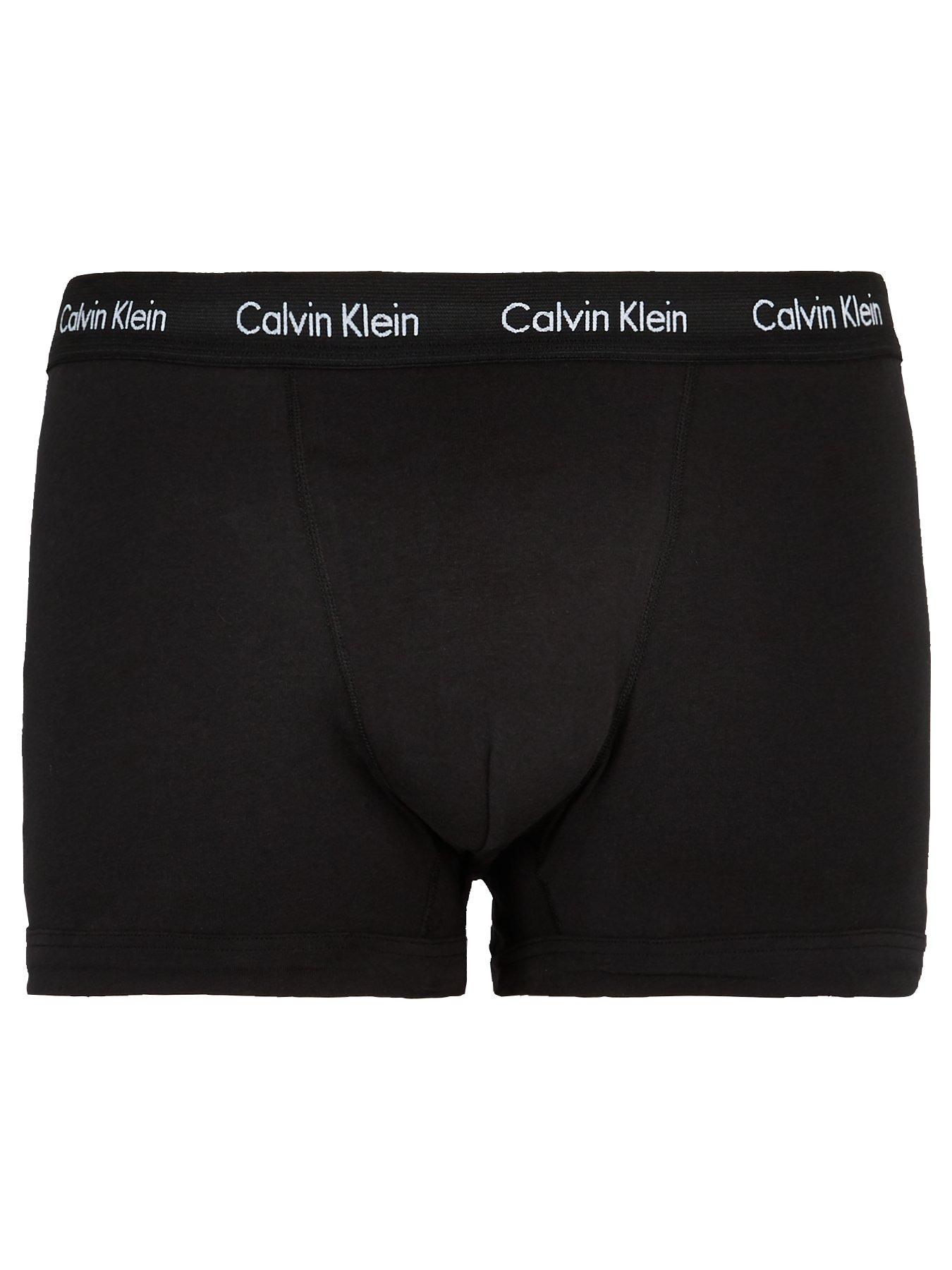 Calvin Klein Big & Tall 3 Pack Big & Tall Boxer Briefs - Black