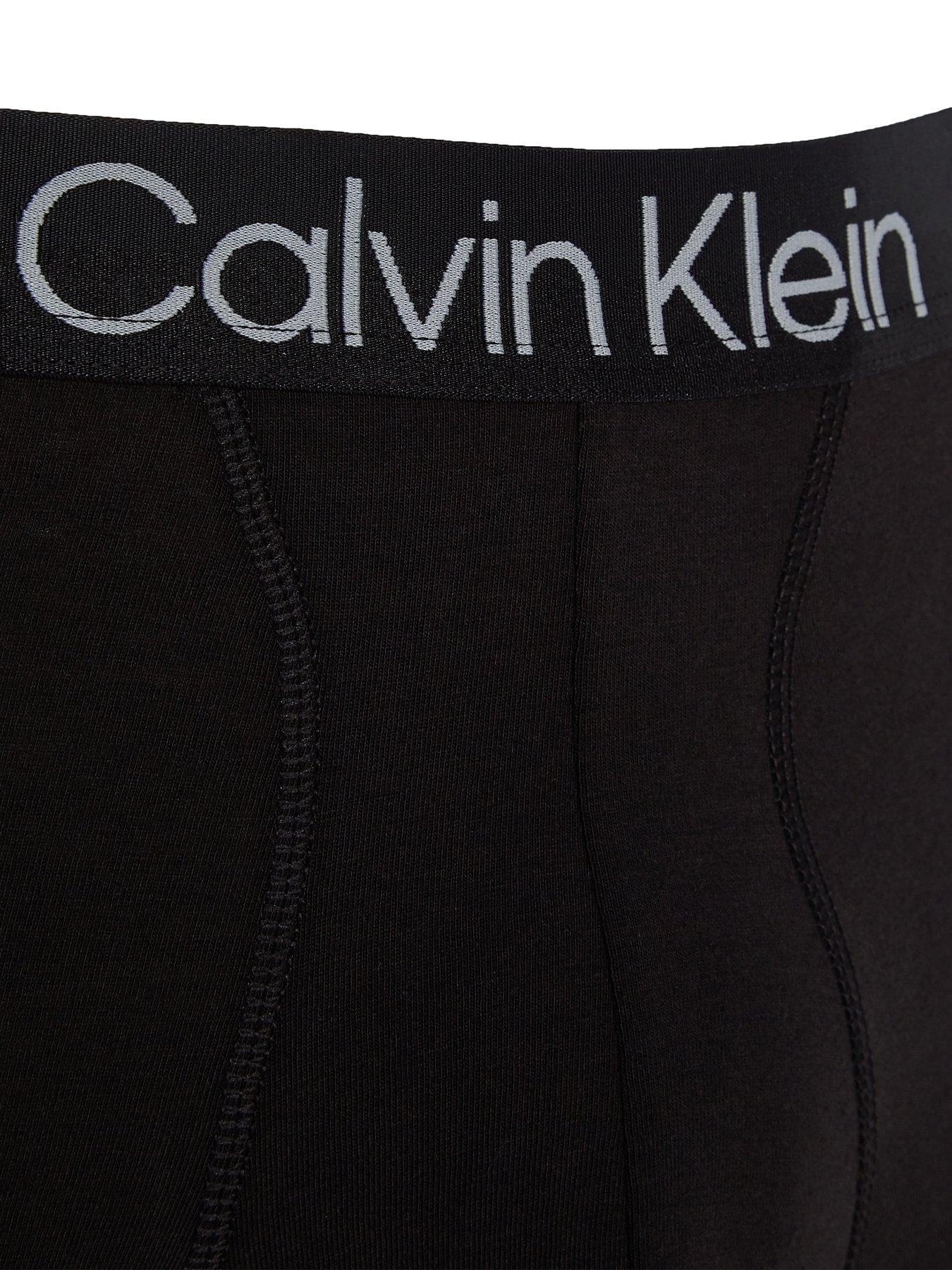  image of calvin-klein-3-pack-modern-structure-trunks-black