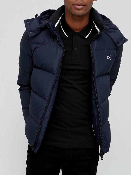 front image of calvin-klein-jeans-essentials-down-fill-padded-jacket-night-sky