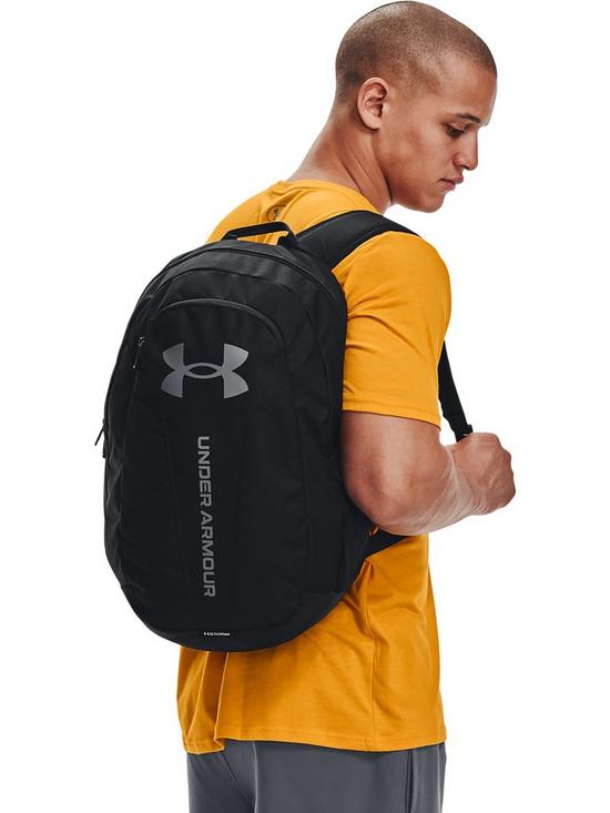 stillFront image of under-armour-training-hustle-lite-backpack-black
