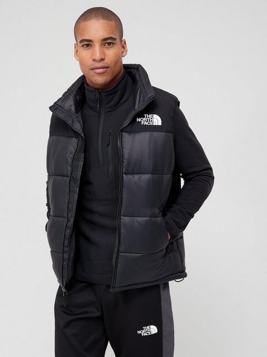 front image of the-north-face-mens-himalayan-insulated-vest-black
