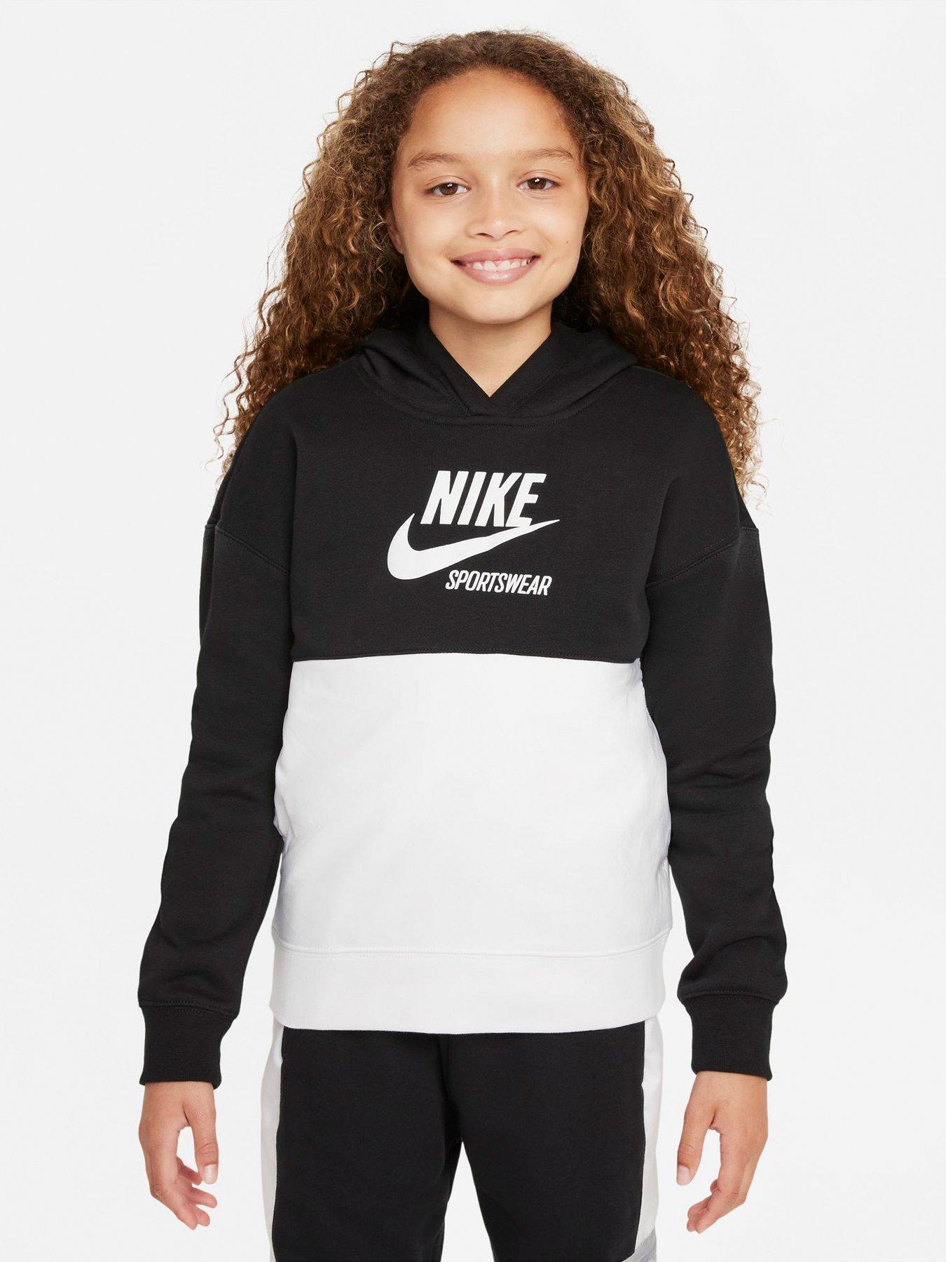 nike heritage sweatshirt black