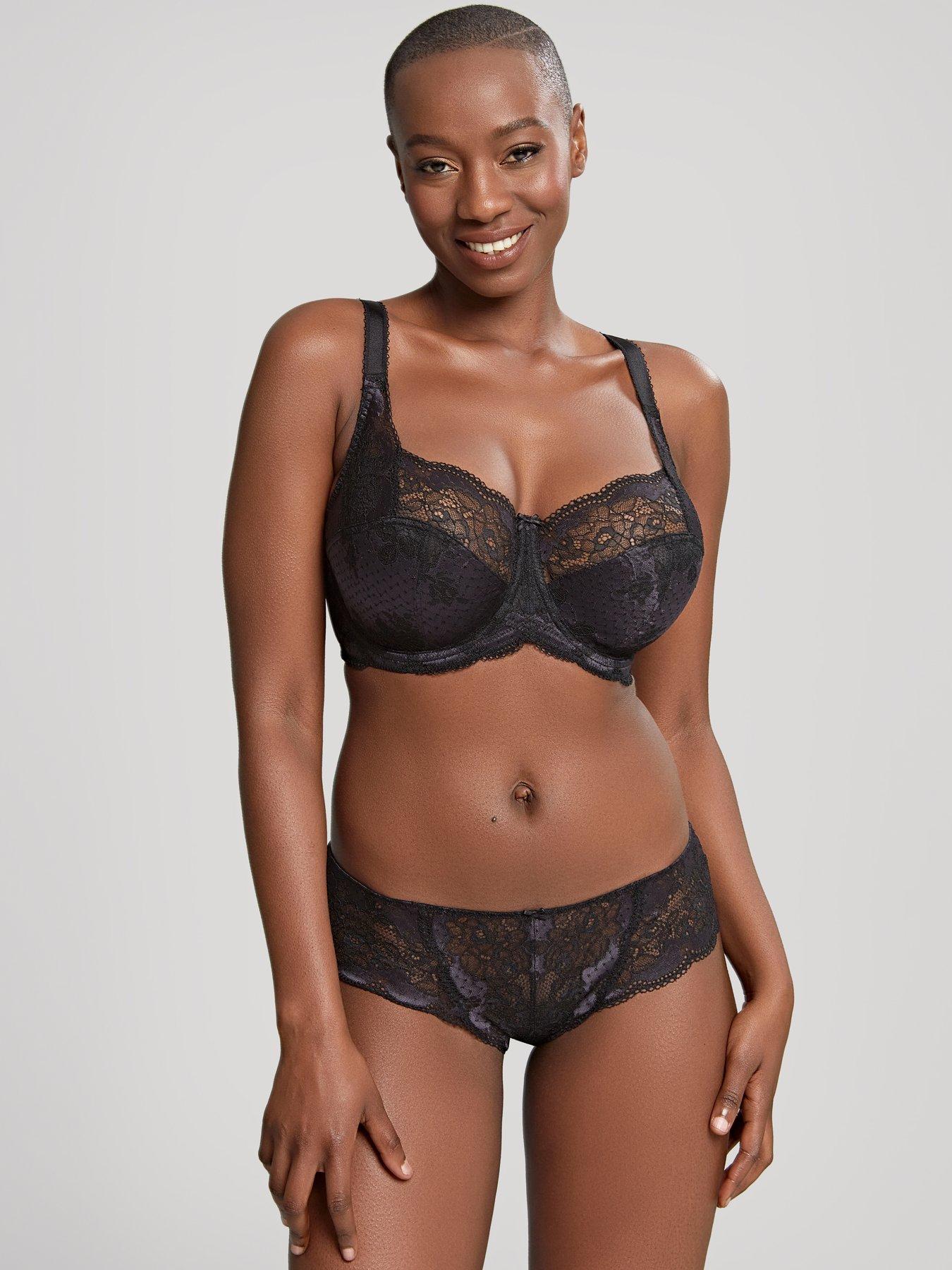 Cleo by Panache Freedom Non Wired Crop Top - Charcoal