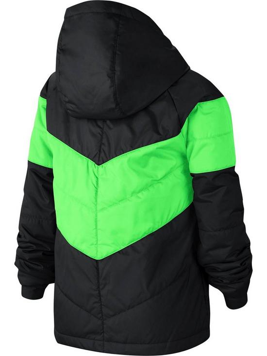 stillFront image of nike-u-nsw-synthetic-fill-jacket-blackgreen