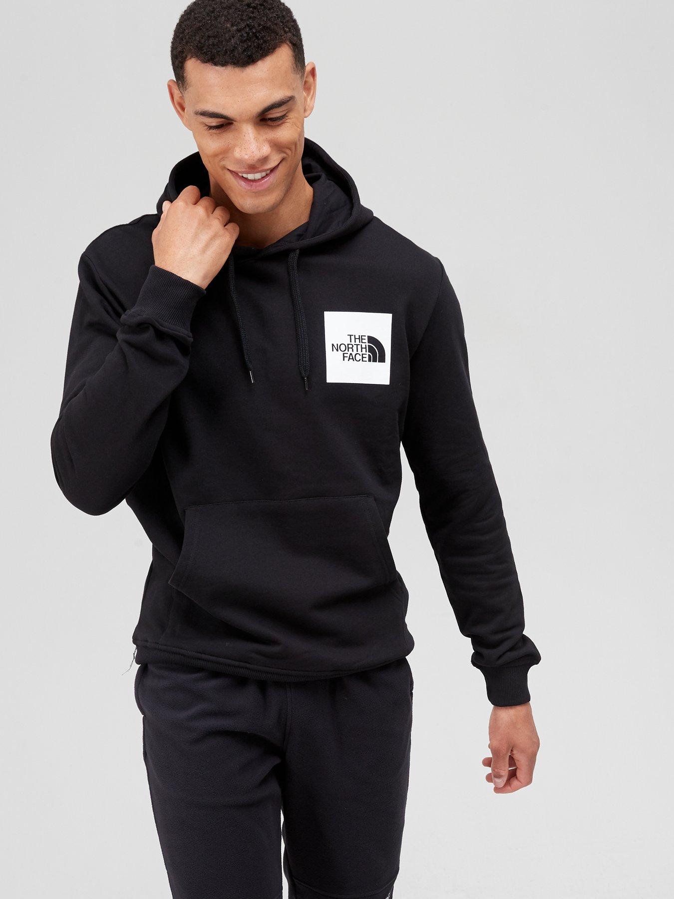 Black mens north face hoodie best sale