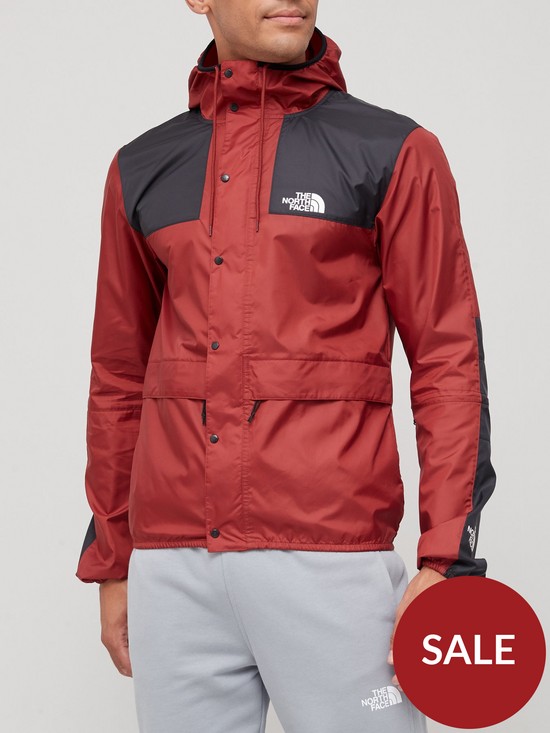 front image of the-north-face-1985-seasonal-mountain-jacket-dark-red