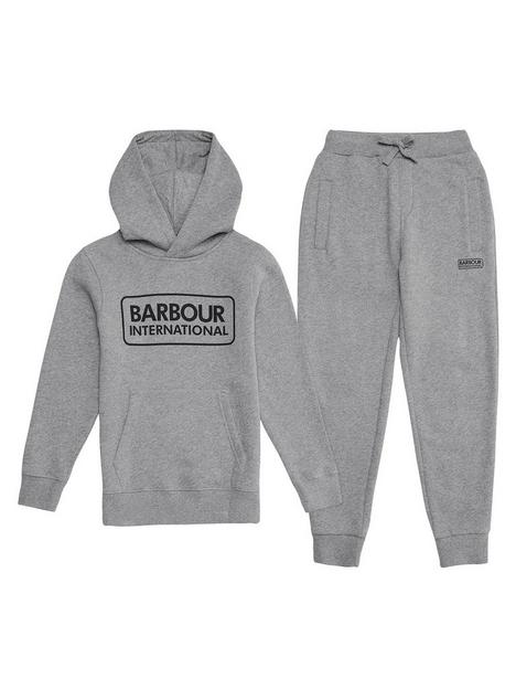 barbour-international-boys-essential-tracksuit-grey-marl