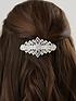  image of mood-silver-plated-crystal-diamante-hair-barette