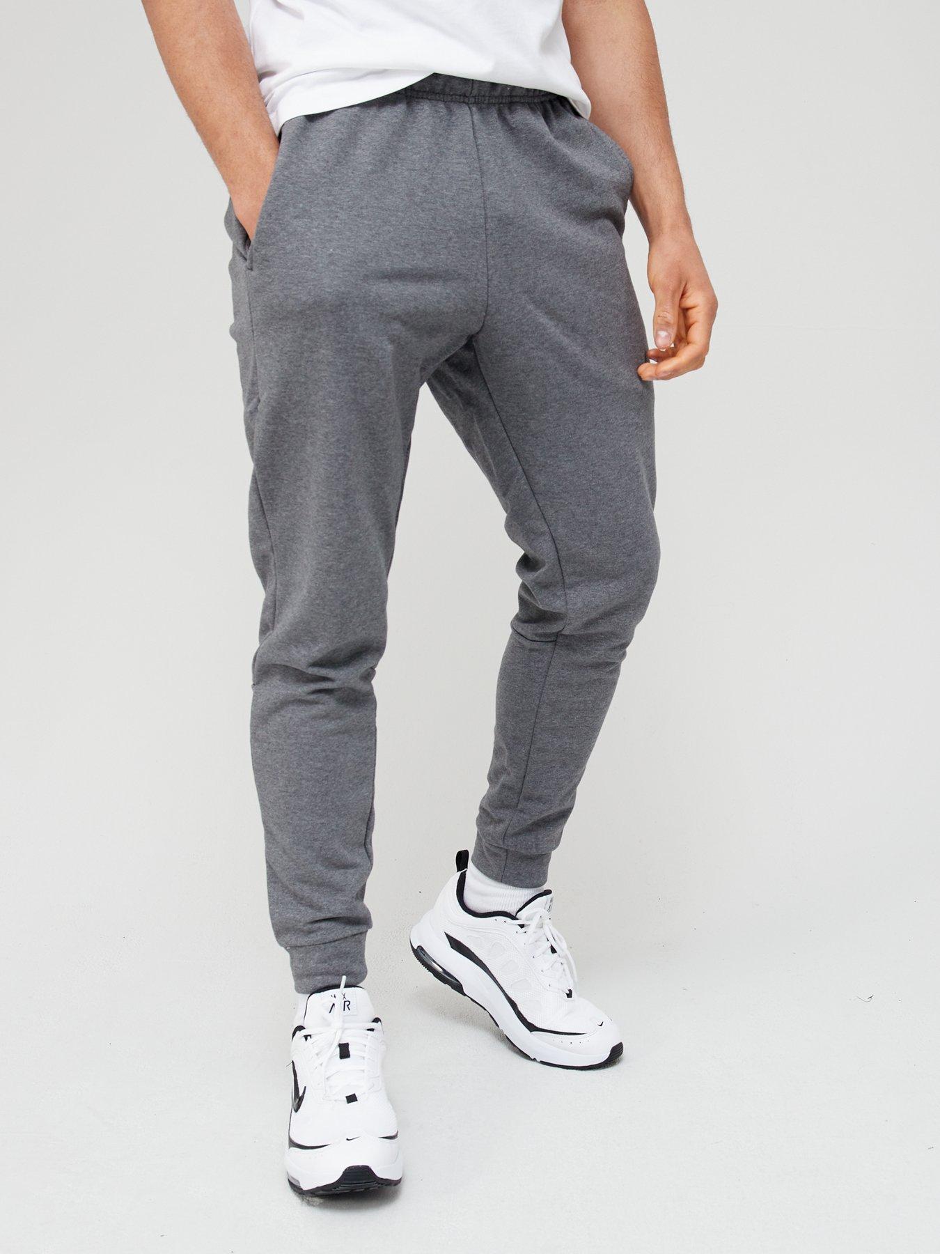 Grey nike 2024 tapered joggers