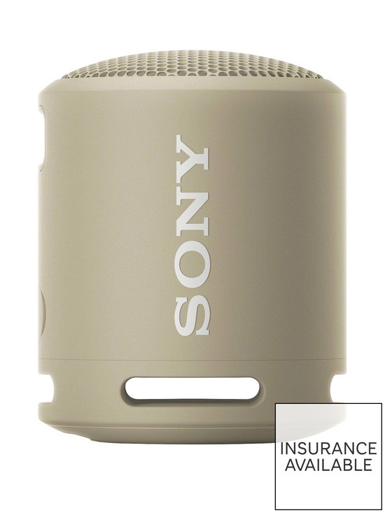 front image of sony-xb13-extra-bass-portable-wireless-speaker-taupe