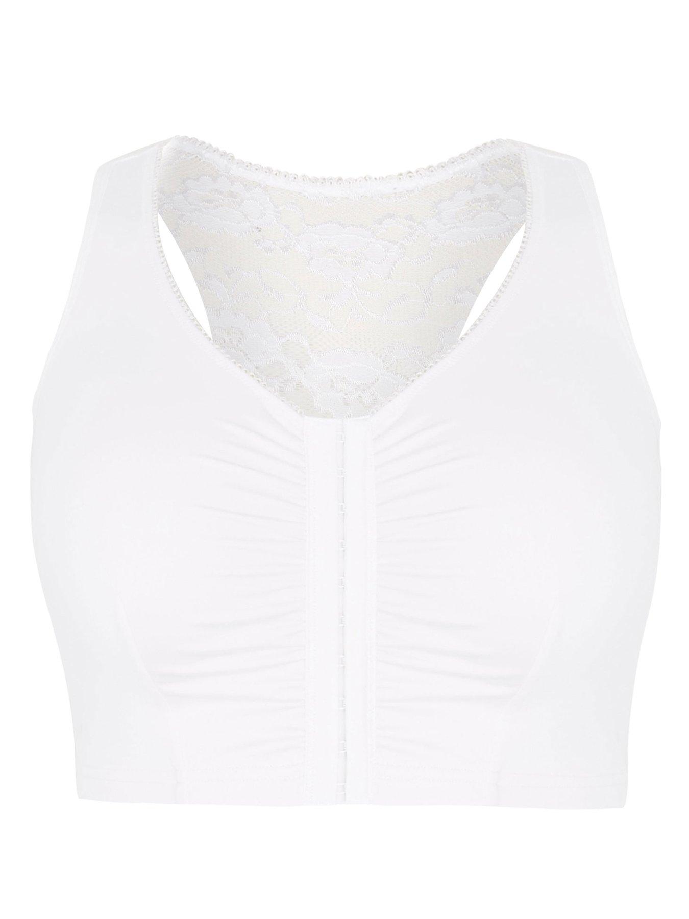 Image 3 of 4 of Yours Front Fastening White Bra