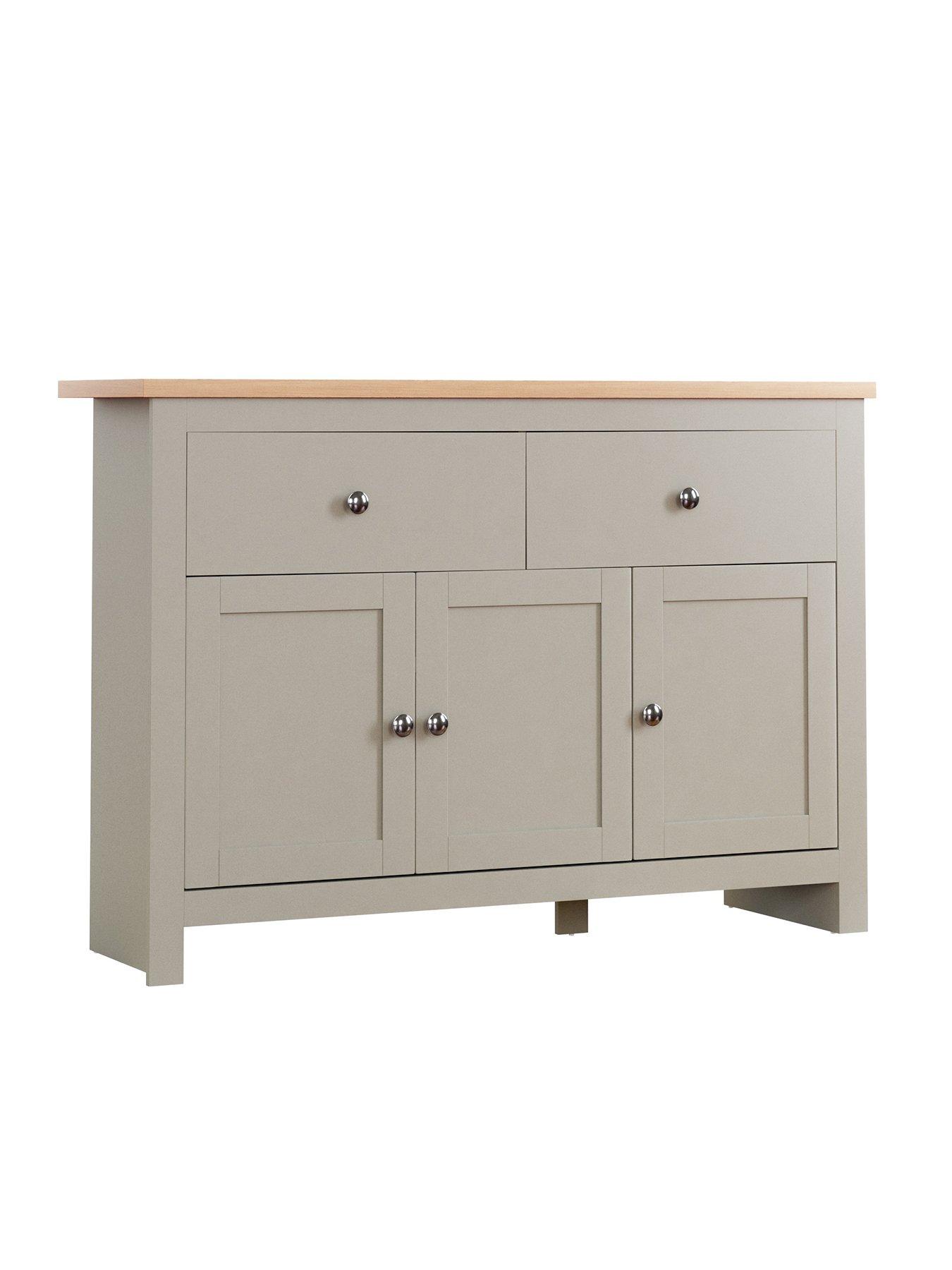  image of vida-designs-arlington-2-drawer-3-door-sideboard