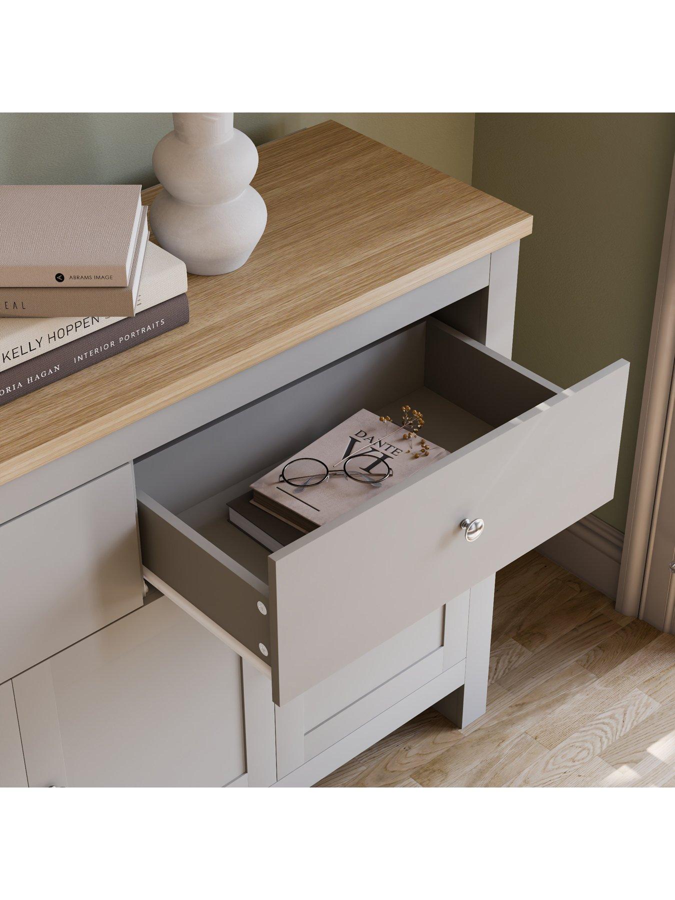  image of vida-designs-arlington-2-drawer-3-door-sideboard