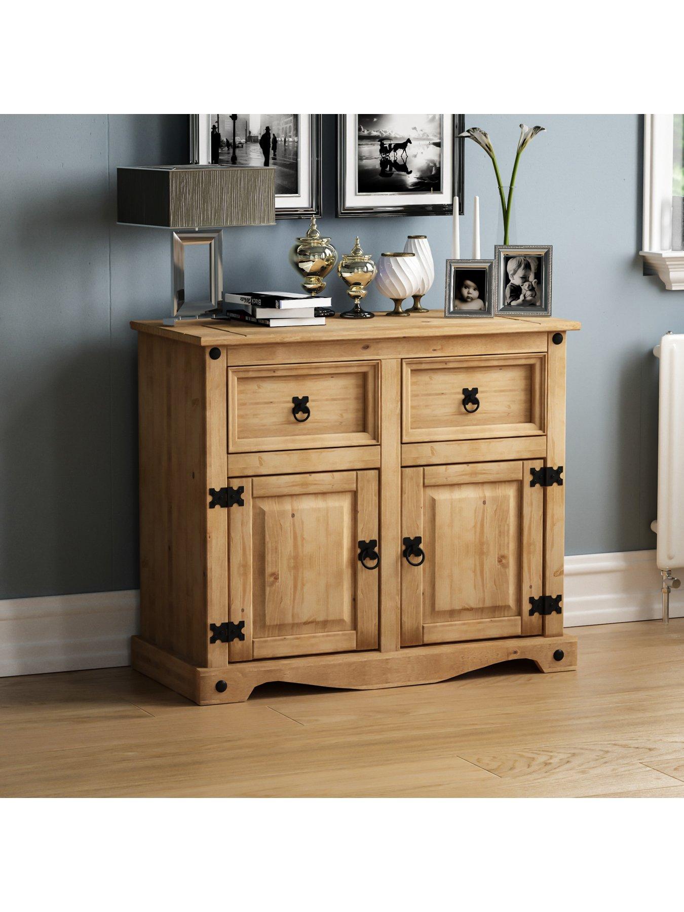 Image 1 of 6 of Vida Designs Corona Solid Pine&nbsp;2 Door, 2 Drawer Sideboard