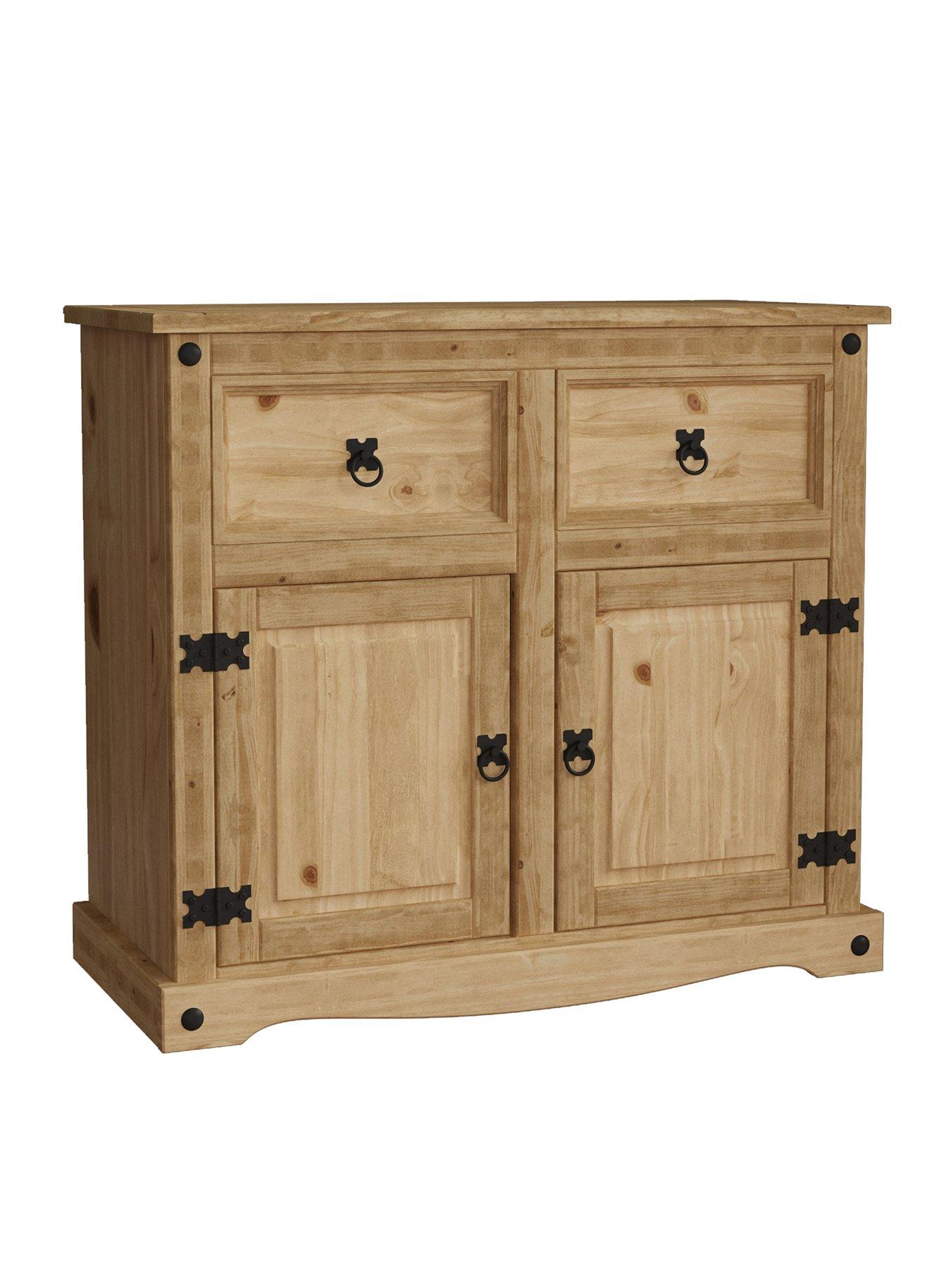 Image 2 of 6 of Vida Designs Corona Solid Pine&nbsp;2 Door, 2 Drawer Sideboard