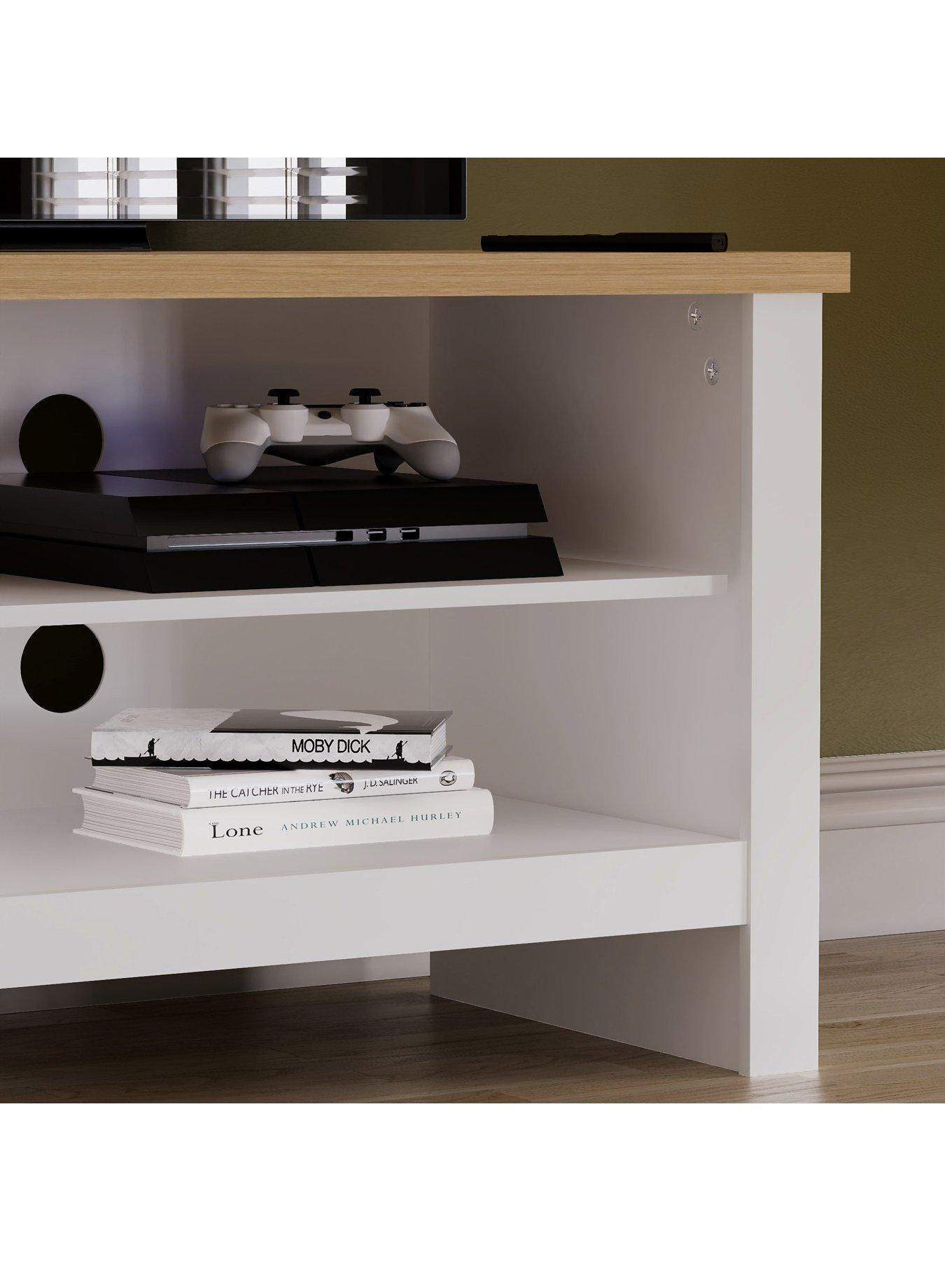  image of vida-designs-arlington-1-door-tvnbspunit-fits-up-to-43-inch-tvnbsp--white