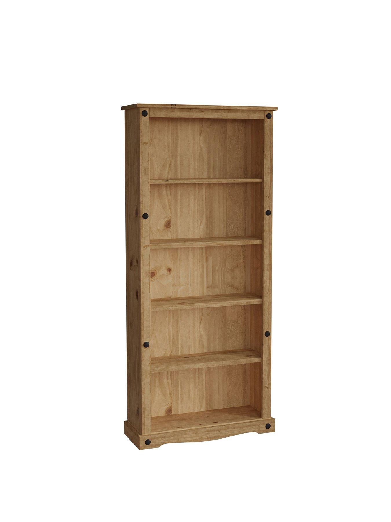 Image 2 of 6 of Vida Designs Corona Solid Pine Large Bookcase
