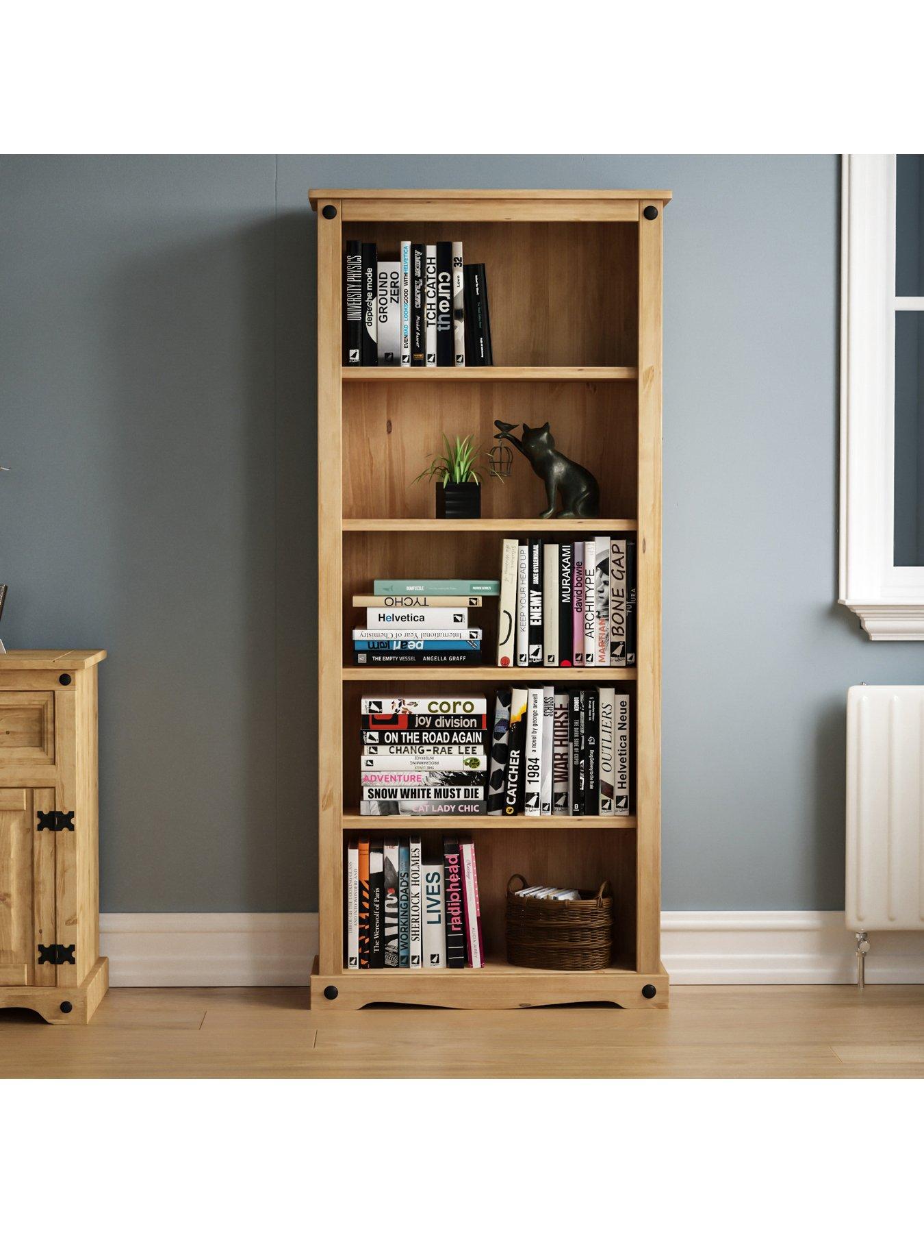 Image 4 of 6 of Vida Designs Corona Solid Pine Large Bookcase