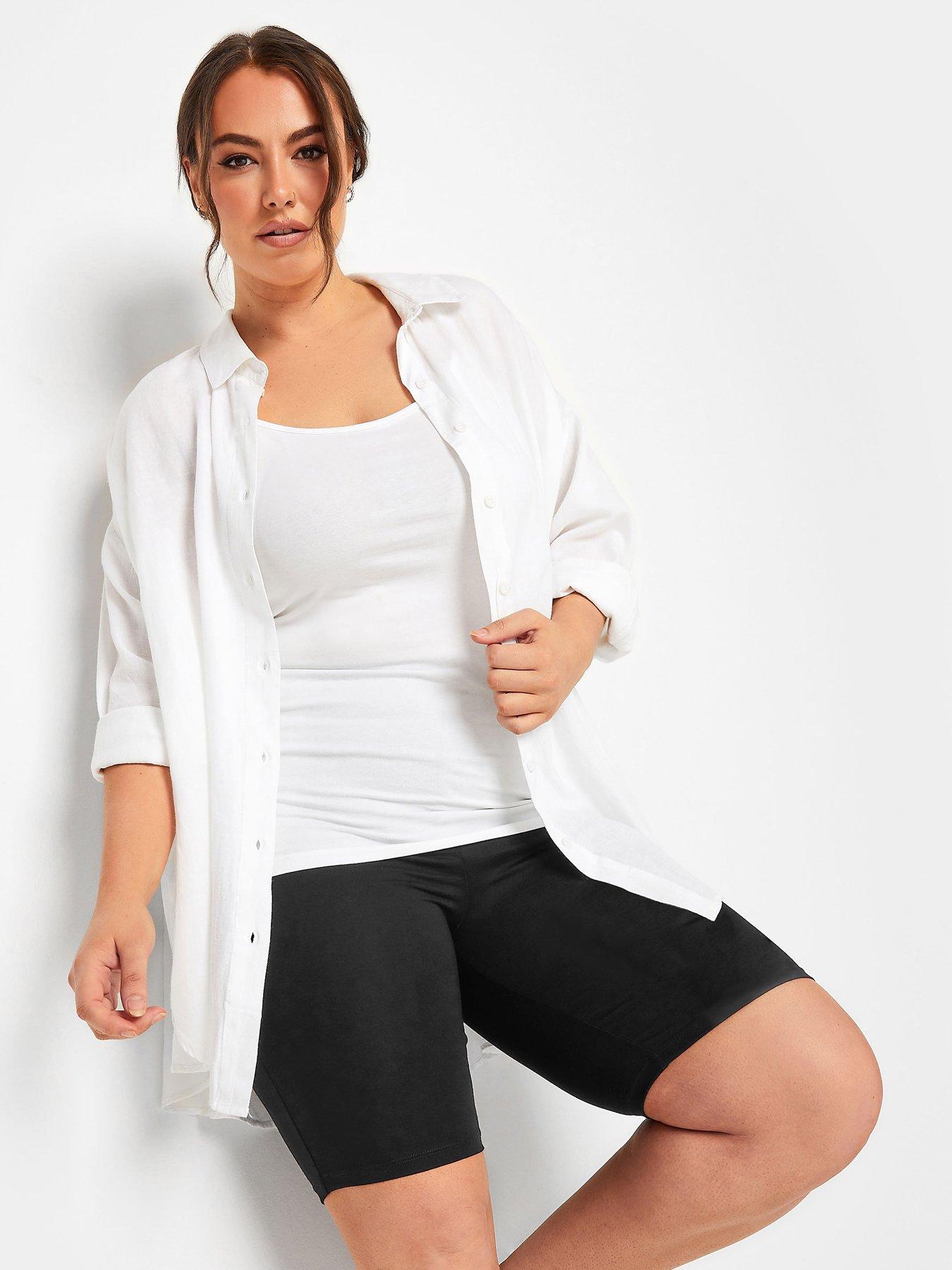 Yours Control Legging Short. Black