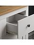  image of vida-designs-arlington-2-drawer-2-door-compact-sideboard-white