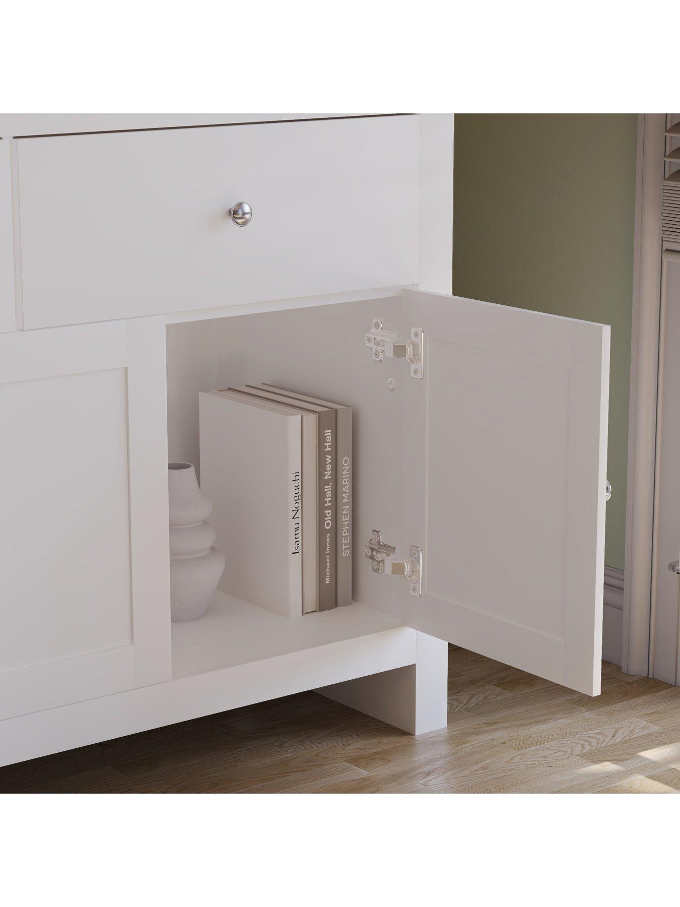 Image 5 of 6 of Vida Designs Arlington 2 Drawer, 3 Door Sideboard - White