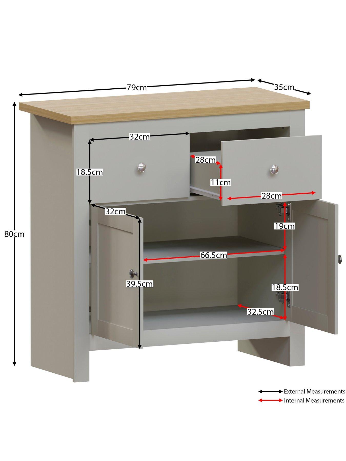 Image 6 of 6 of Vida Designs Arlington 2 Drawer 2 Door Sideboard