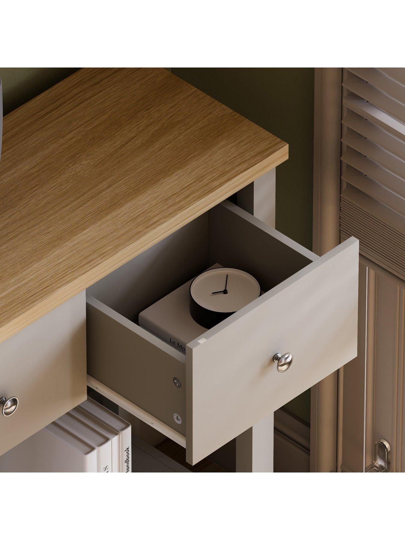  image of vida-designs-arlington-3-drawer-console-table