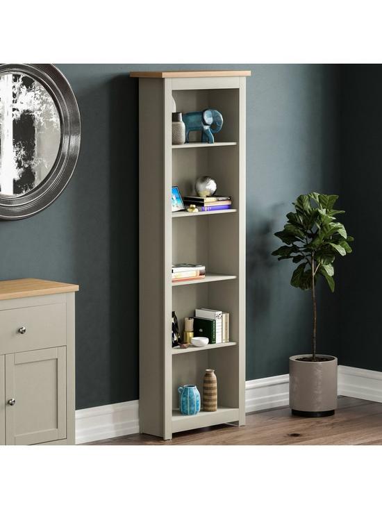 front image of vida-designs-arlington-5-tier-bookcase