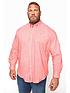  image of badrhino-essential-long-sleeve-oxford-shirt-pink