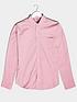  image of badrhino-essential-long-sleeve-poplin-shirt-pink