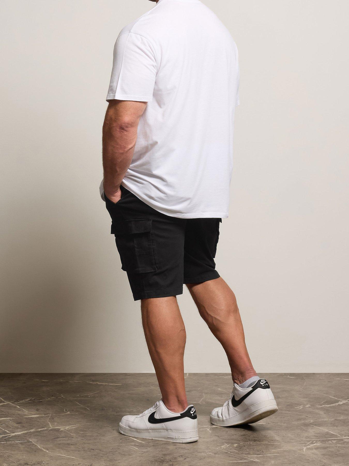 Image 2 of 2 of BadRhino Stretch Cargo Shorts - Black