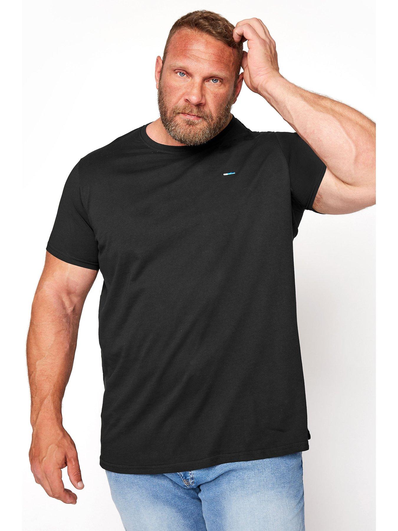 badrhino-essential-short-sleeve-plain-t-shirt-black